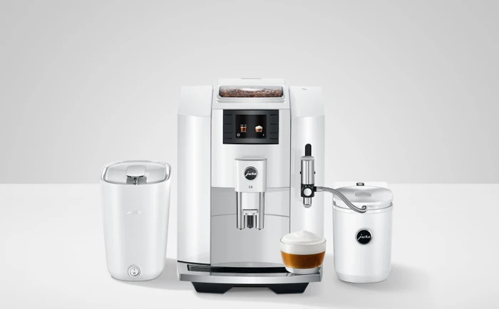 Jura E8 EB piano white