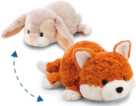 Nici Twistimals 2 in 1 Hase & Fuchs mit Wendefunktion 25cm