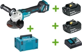 Makita DGA511RFJ Akku-Winkelschleifer inkl. MAKPAC + 2 Akkus 3.0Ah