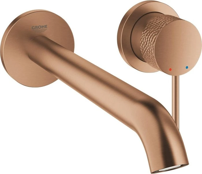 Grohe Essence 2-Loch-Waschtischbatterie L crafted warm sunset gebürstet