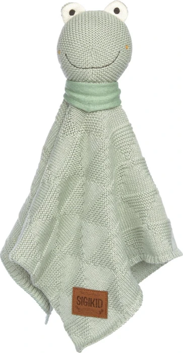 Sigikid Baby Strick-Schmusetuch Frosch mint