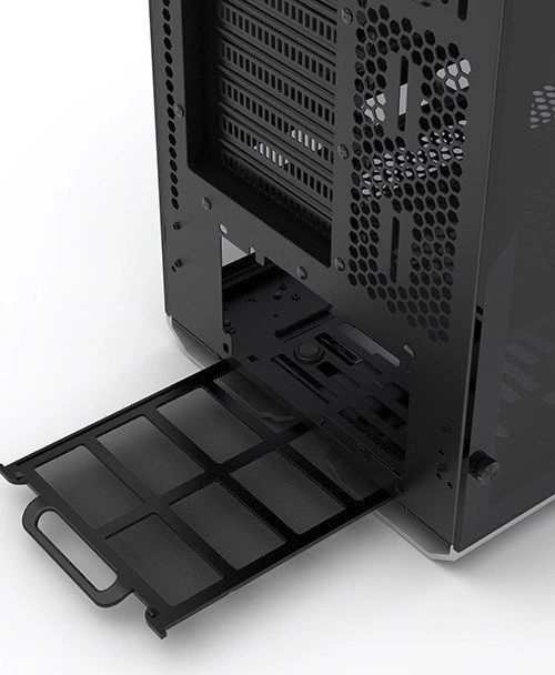 Phanteks Enthoo Evolv ATX Tempered Glass silber, Glasfenster