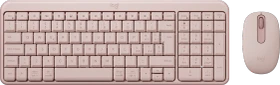 Logitech MK250 Compact Wireless Combo Rose, Bluetooth, IT