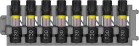 Bosch Professional Impact Control Power Torx Bit 1/4", T30x25mm, 8 Stück