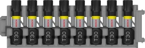 Bosch Professional Impact Control Power Torx Bit 1/4", T30x25mm, 8 Stück