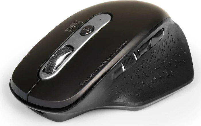 Port Designs Wireless Rechargeable Office Executive Mouse, USB/Bluetooth