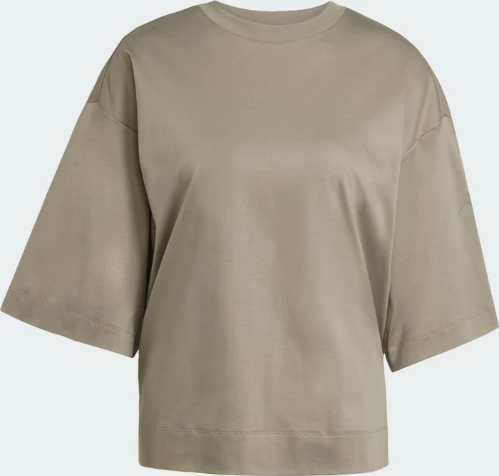 adidas ALL SZN Soft Lux Loose T-Shirt kurzarm silver pebble (Damen)