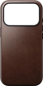 Nomad Modern Leather Case (Horween) für Apple iPhone 17 Pro rustic brown