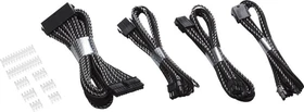 Phanteks Verlängerungskabel Kit für Netzteile, X-Muster schwarz/silber, 500mm