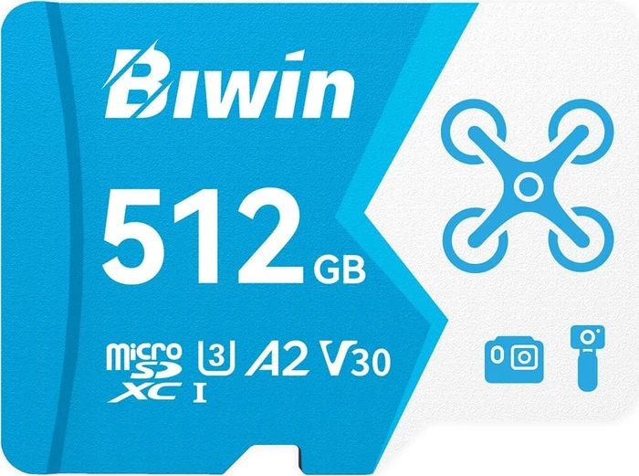 Biwin MS160 R160/W120 512GB, UHS-I U3, A2, Class 10
