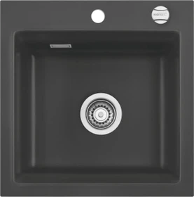 systemceram Kara 51 Einbau Becken mittig mit Ablauffernbedienung schiefer