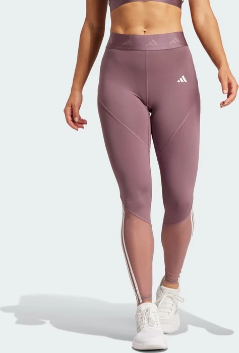 adidas Hyperglam Full-Length Hose lang shadow fig/white (Damen)
