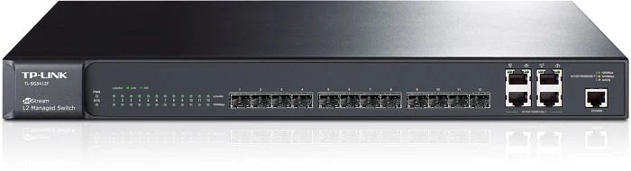 TP-Link TL-SG5400 JetStream Rackmount Gigabit Managed Switch, 8x SFP, 4x RJ-45/SFP