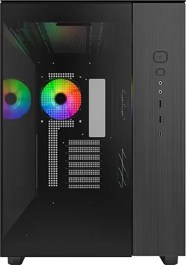 Montech King 65 Pro, schwarz, Glasfenster