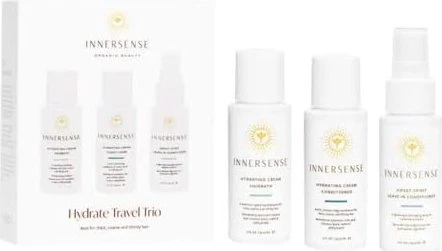 Innersense Travel Trio Hydrate Shampoo 59.15ml + Conditioner 59.15ml + Spray 59.15ml Geschenkset