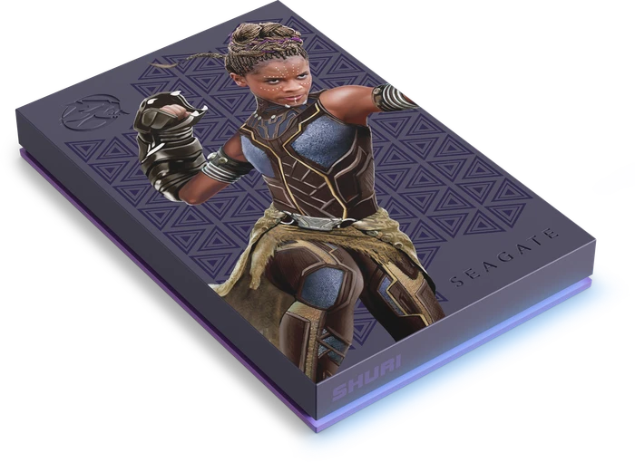Seagate FireCuda Gaming HDD - Shuri Special Edition, 2TB, +Rescue, USB 3.0 Micro-B
