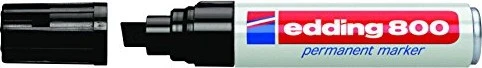 edding 800 Permanentmarker schwarz, 5er-Pack
