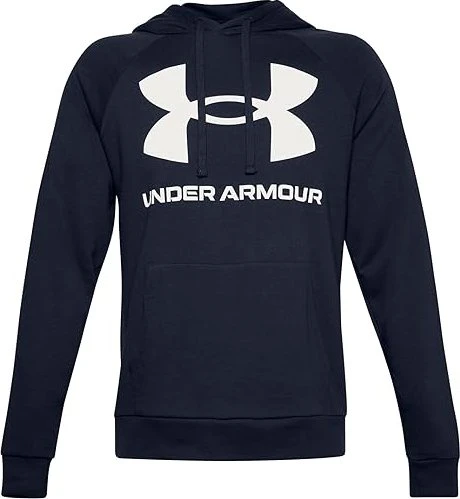 Under Armour Rival Fleece Big Logo Hoodie schwarz (Herren)