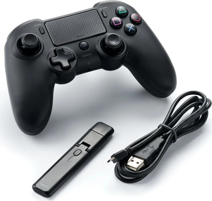 Nacon Asymmetric Wireless Controller schwarz (PS4/PC)