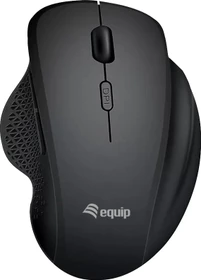 Equip Rechargeable Dual Mode Wireless Mouse schwarz, USB/Bluetooth (245121)