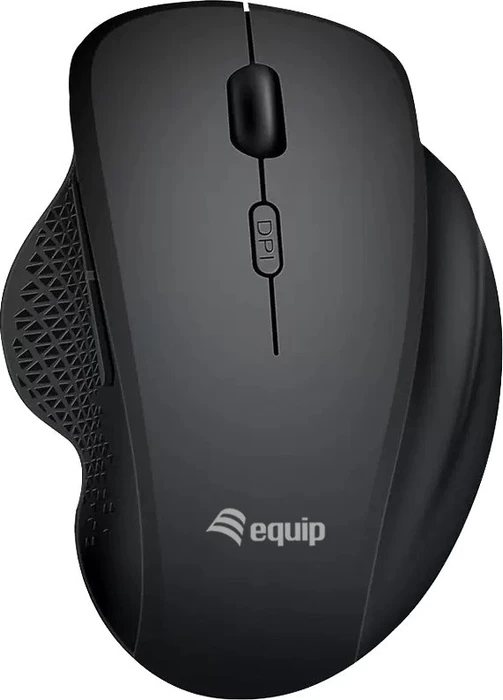 Equip Rechargeable Dual Mode Wireless Mouse schwarz, USB/Bluetooth