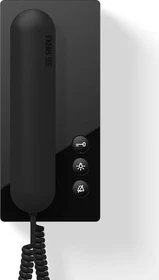 Siedle BTS 850-02 SH/S Bus-Telefon Standard Aluminium Hochglanz schwarz, Innenstation