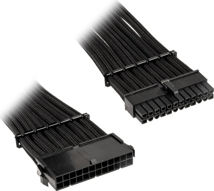 BitFenix Alchemy 24-Pin ATX Verlängerung 30cm, sleeved schwarz