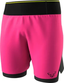 Dynafit DNA Ultra 2in1 Laufhose kurz pink glo (Herren)