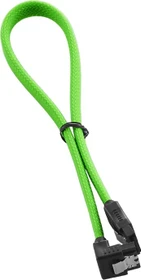 CableMod ModMesh Right Angle SATA 6Gb/s Kabel hellgrün 0.3m, gewinkelt