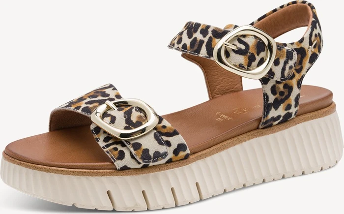 Tamaris Comfort Wide Fit beige leo (Damen)