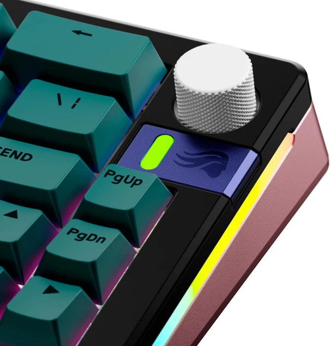 Glorious Gaming Rotary Knob für GMMK 3 PRO Tastatur und GMMK Numpads, Aluminium, Matte White, weiß, 1 Taste