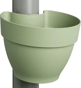 Elho Vibia Campana Fallrohrpflanzgefäss 19cm pistaziengrün