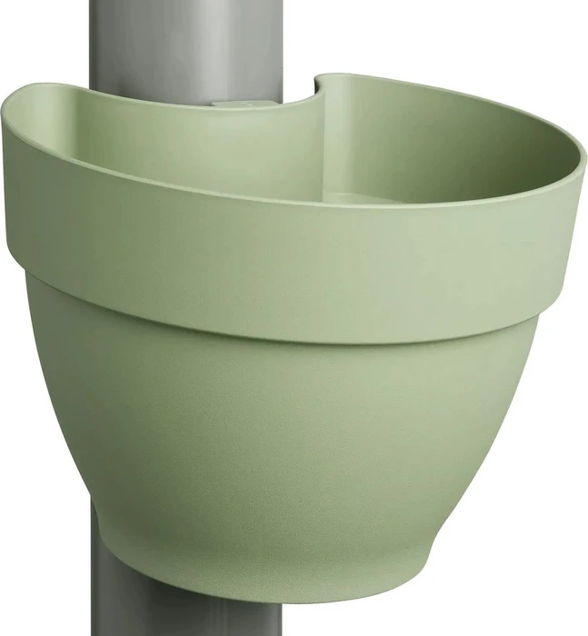 Elho Vibia Campana Fallrohrpflanzgefäss 19cm pistaziengrün