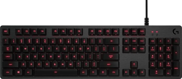 Logitech G413, schwarz, Romer-G Tactile, USB, DE