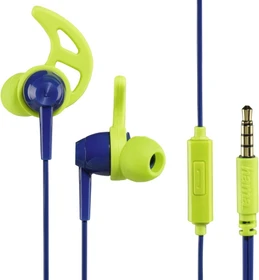 Hama In-Ear-Stereo-Ohrhörer "Action" blau/grün
