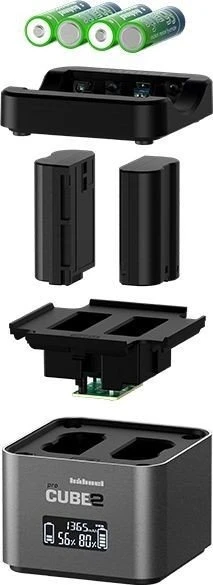 Hähnel ProCube 2 Doppelladegerät für Nikon