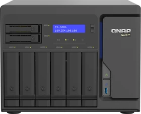 QNAP QuTS hero TS-h886-D1602-8G, 8GB RAM ECC, 4x RJ-45 2.5GBase-T, 3x USB-A 3.0