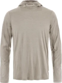 Fjällräven Abisko Wool Hoodie Funktionsshirt langarm light fossil (Herren)