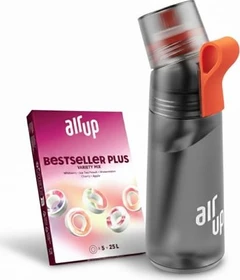 AirUp Twist Pro Tritan Trinkflasche 600ml charcoal grey