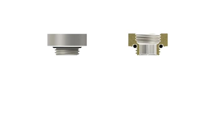 Thermal Grizzly DeltaMate Extender MF7, G1/4", matt nickel