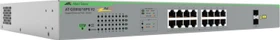 Allied Telesis GS950 Rackmount Gigabit Smart Switch, 16x RJ-45, 2x RJ-45/SFP, 185W PoE+ (AT-GS950/18PS V2)