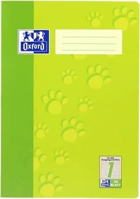 Oxford Schulheft, A4, Lineatur 1, hellgrün, 32 Blatt, 10er-Pack