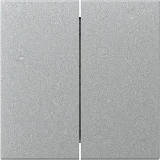 Gira System 55 Wippe 2fach gerade stehend, Alu