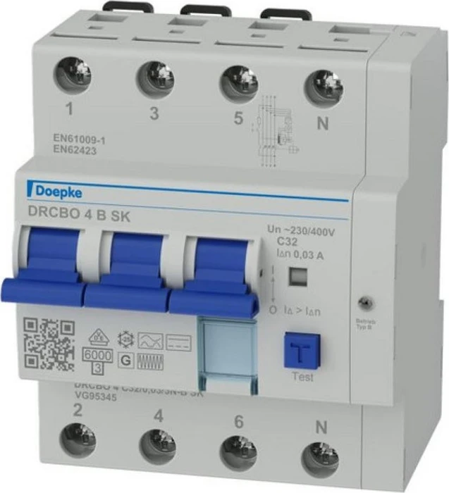 Doepke FI-/LS-Kombinationen DRCBO 4 C32/0,03/3N-B SK