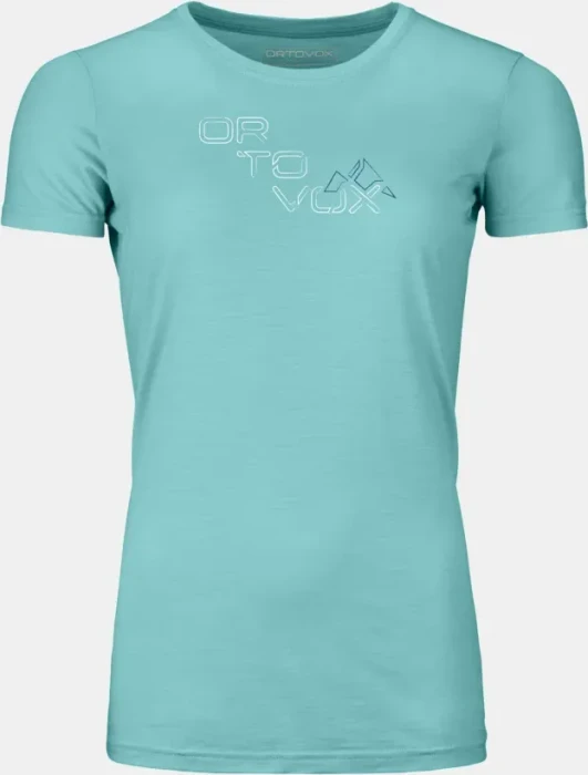 Ortovox 185 Merino Tangram Logo Funktionsshirt kurzarm (Damen)