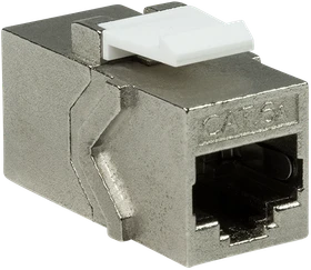 LogiLink Keystone Modul RJ-45 Buchse via RJ-45 Buchse Cat6a