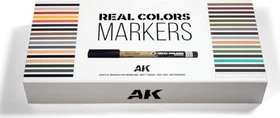 AK-Interactive Real Colors Markers Special Box Farbset, 34-tlg.