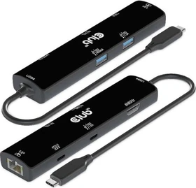 Club 3D 6-in-1 Docking-Station, USB4 [Stecker] (CSV-1599)