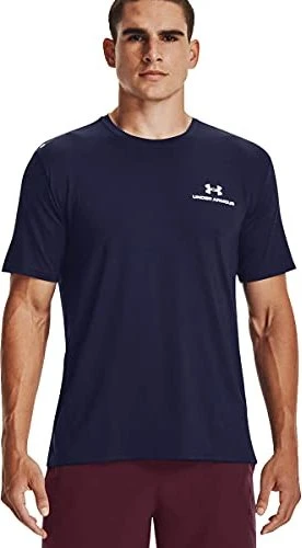 Under Armour Rush Energy Funktionsshirt kurzarm midnight navy/white (Herren)
