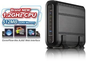 QNAP Turbo Station TS-119, 512MB RAM, 1x RJ-45 1000Base-T, 3x USB-A 2.0